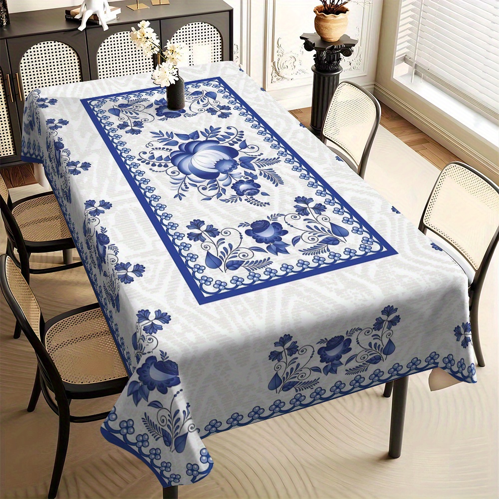 Home Textiles - Country Style Square Tablecloth for Kitchen,