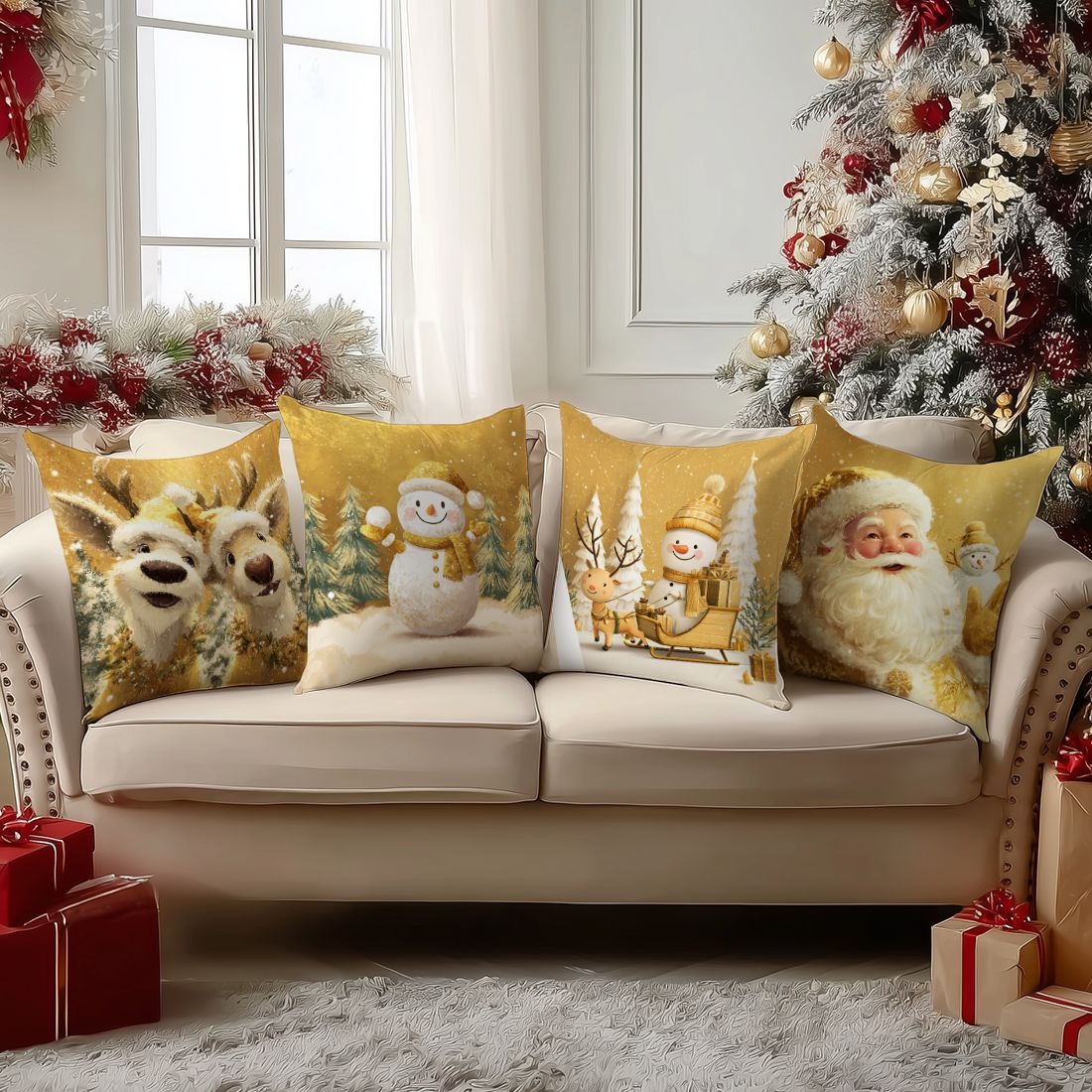 Festive Christmas Pillowcases: - Home Textiles News ulasan dan harga
