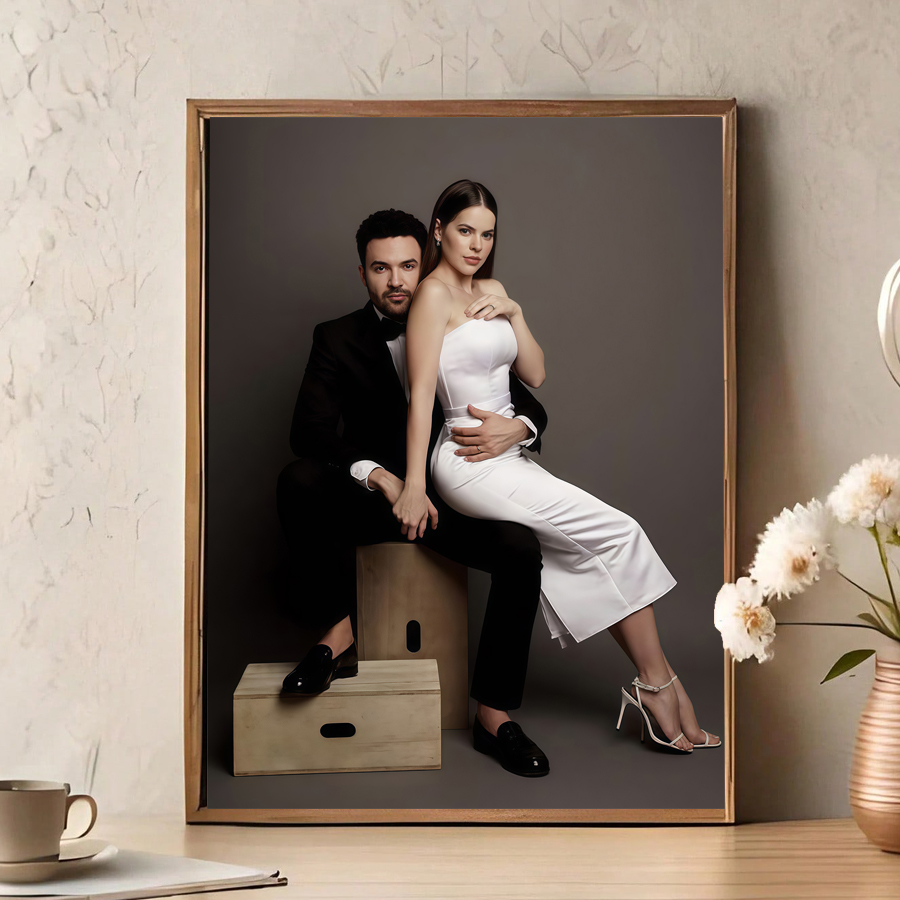 Custom Print Canvas Poster Ani - Home Textiles ulasan dan harga