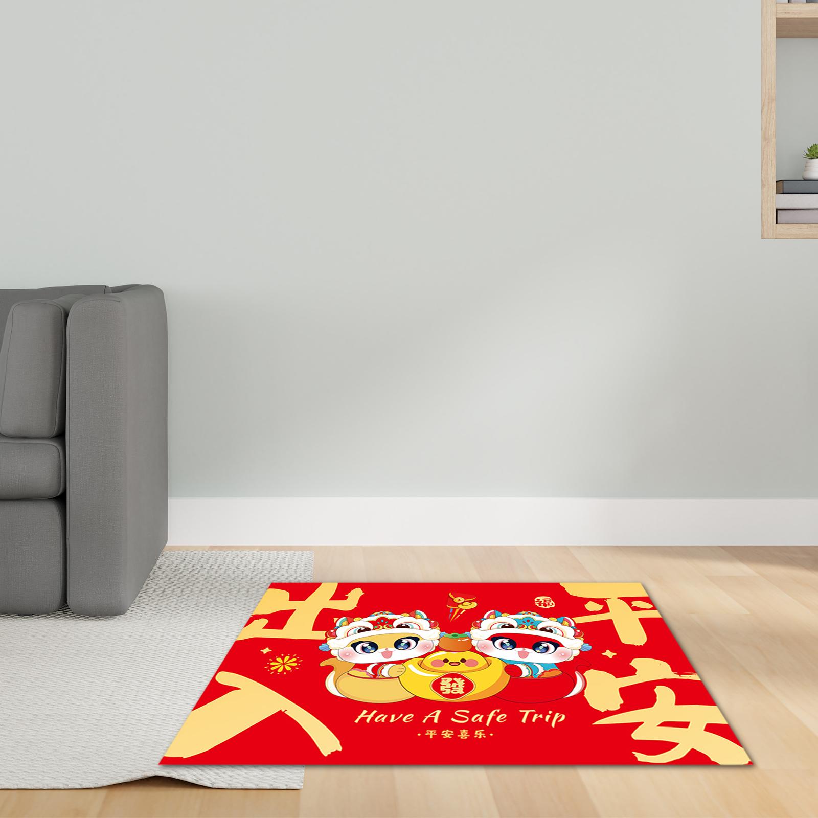 Chinese New Year Floor Mat Wel - Home Textiles ulasan dan harga