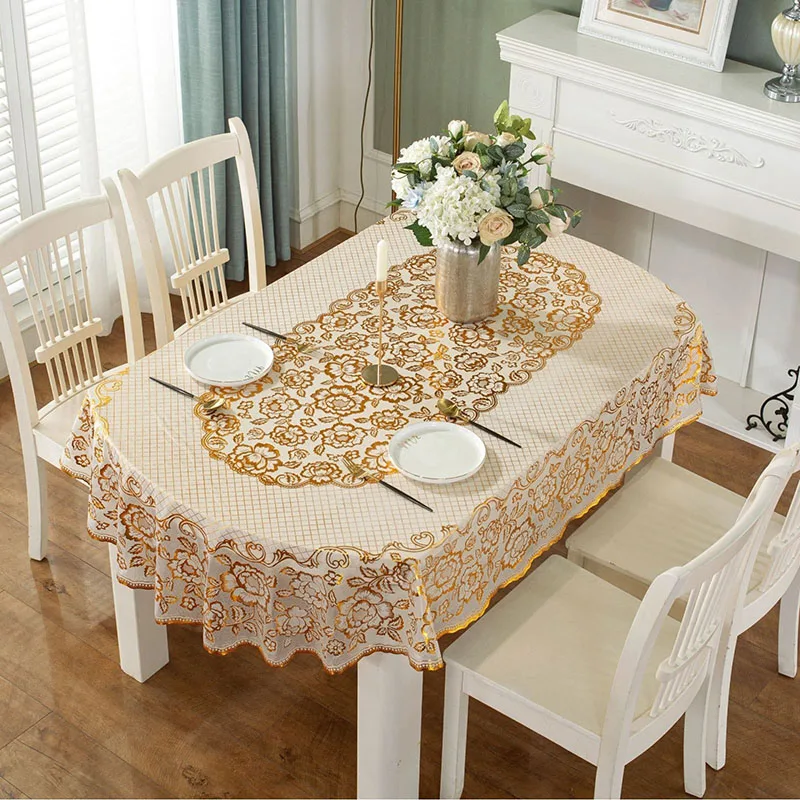 New PVC Oval Waterproof Tablec - Home Textiles News ulasan dan harga