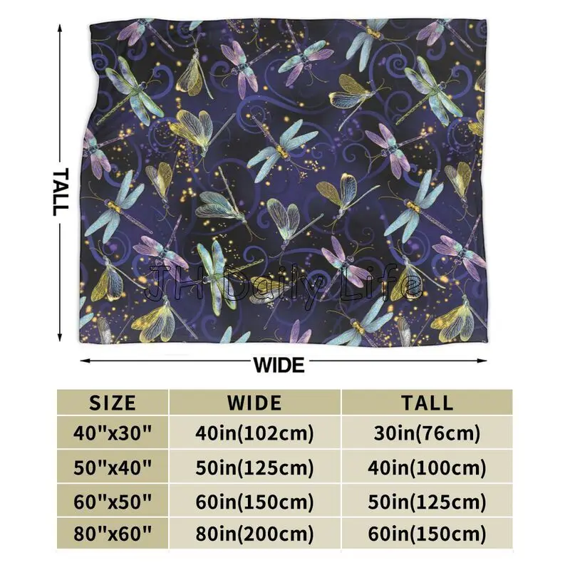 Dragonfly Galaxy Fleece Blanke - Galaxy Home Textiles ulasan dan harga