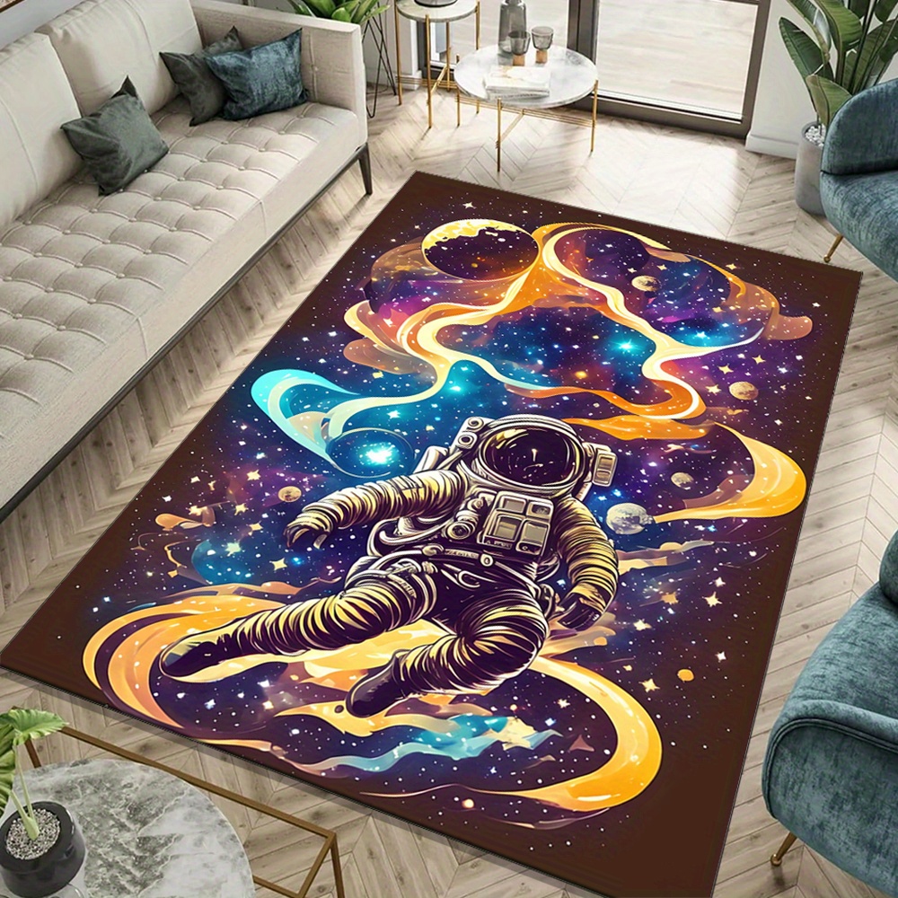 Spaceman Area Rug – Polyester  - Galaxy Home Textiles ulasan dan harga