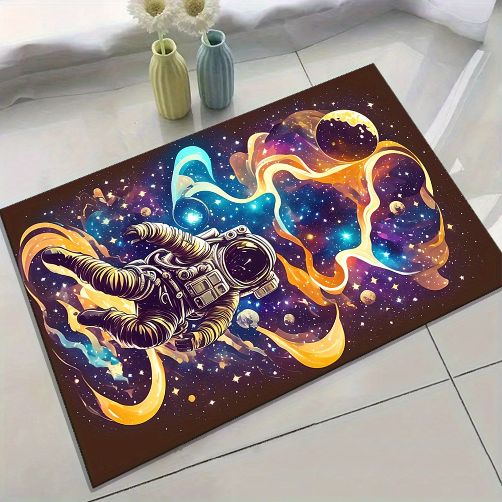 Spaceman Area Rug – Polyester  - Galaxy Home Textiles ulasan dan harga