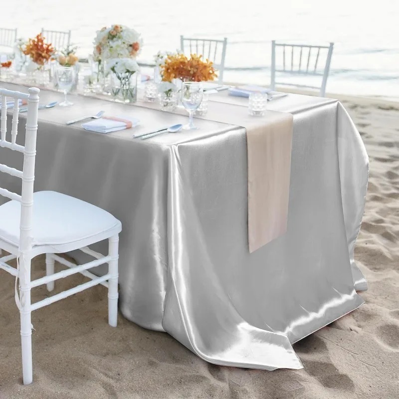 Satin Tablecloth Smooth Silky  - Home Textiles News ulasan dan harga