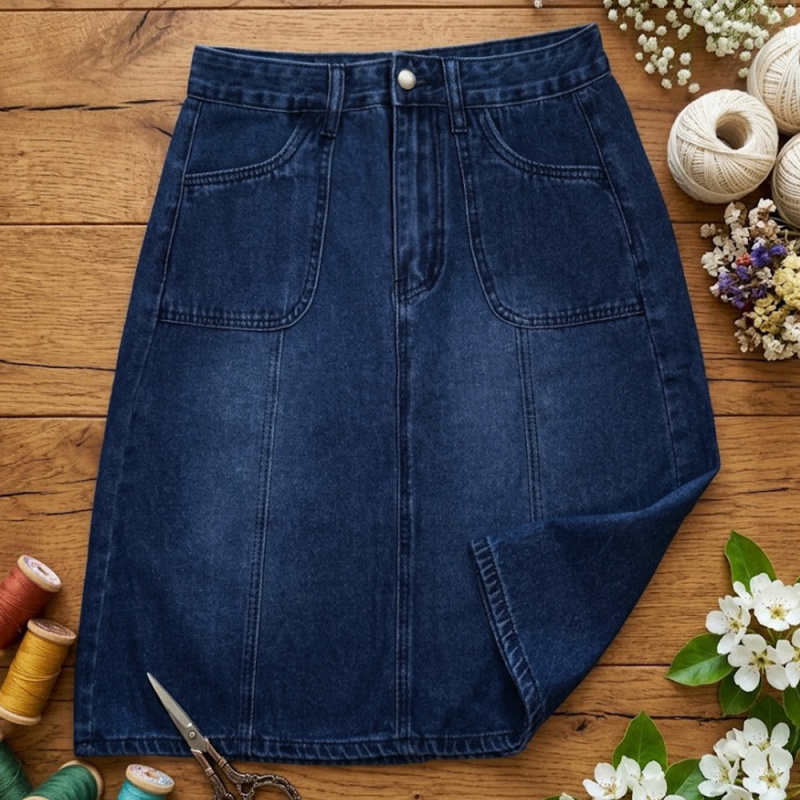 Women's High-Waisted Mid-Lengt - Quilt Cotton Summer ulasan dan harga