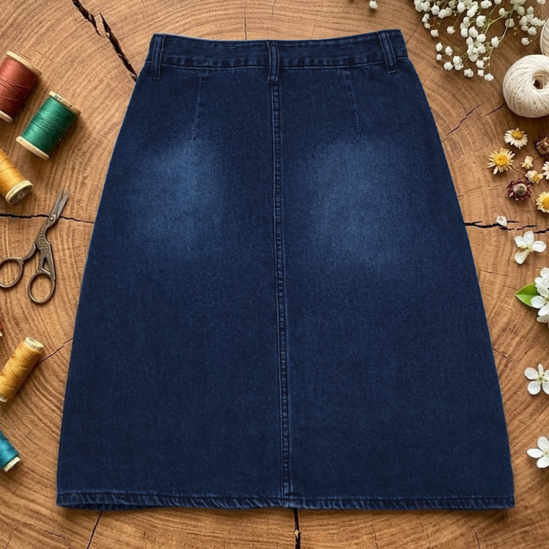 Women's High-Waisted Mid-Lengt - Quilt Cotton Summer ulasan dan harga