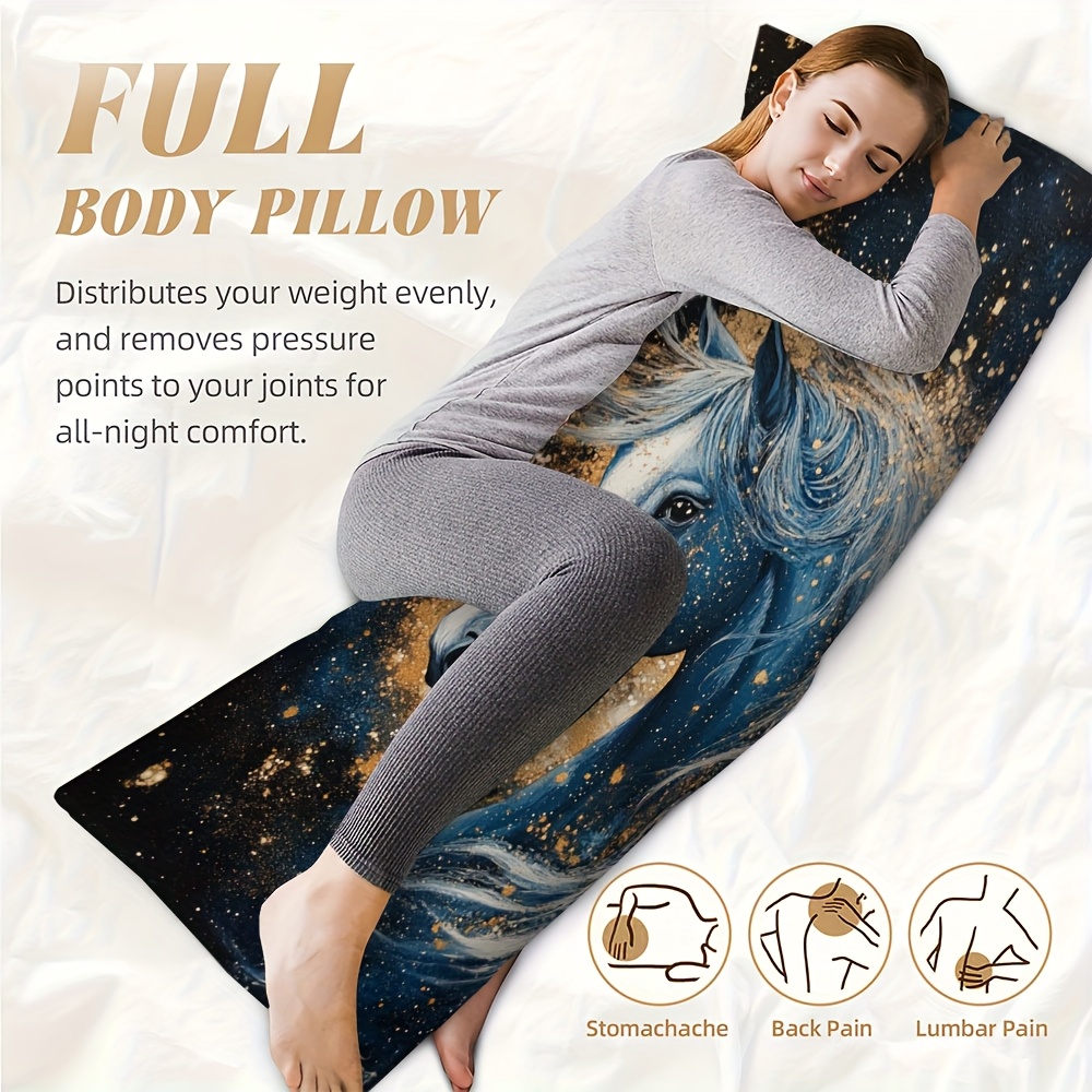 1pc Long Pillowcase, Minimalis - Galaxy Home Textiles ulasan dan harga