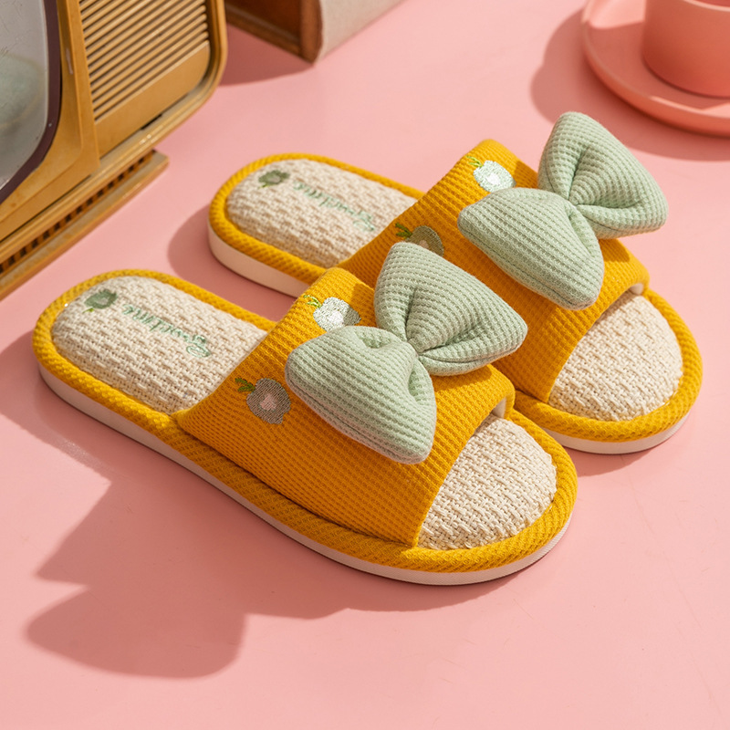 Comfort Linen Slippers for Cou - Home Textiles ulasan dan harga
