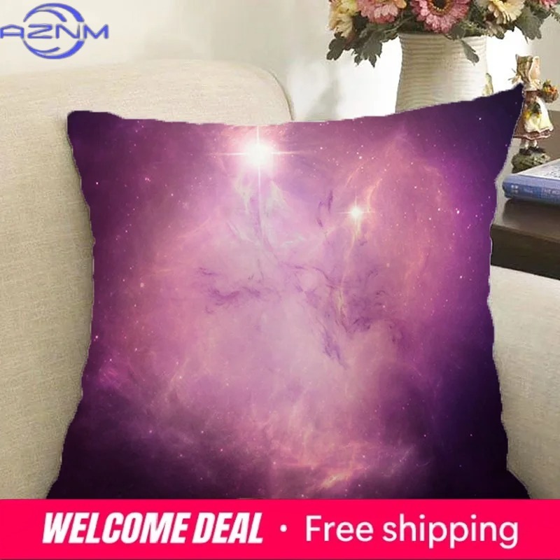 Universe Galaxy Decorative Pil - Galaxy Home Textiles ulasan dan harga