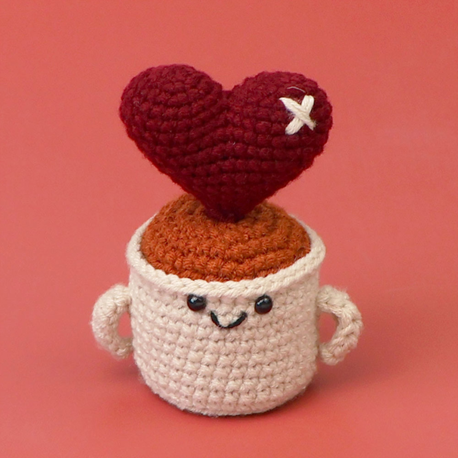 Handmade Knitted Flower Pot Re - Home Textiles News ulasan dan harga