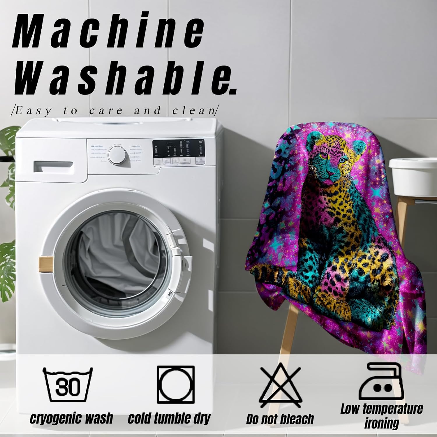 Galaxy leopard blanket colorfu - Galaxy Home Textiles ulasan dan harga