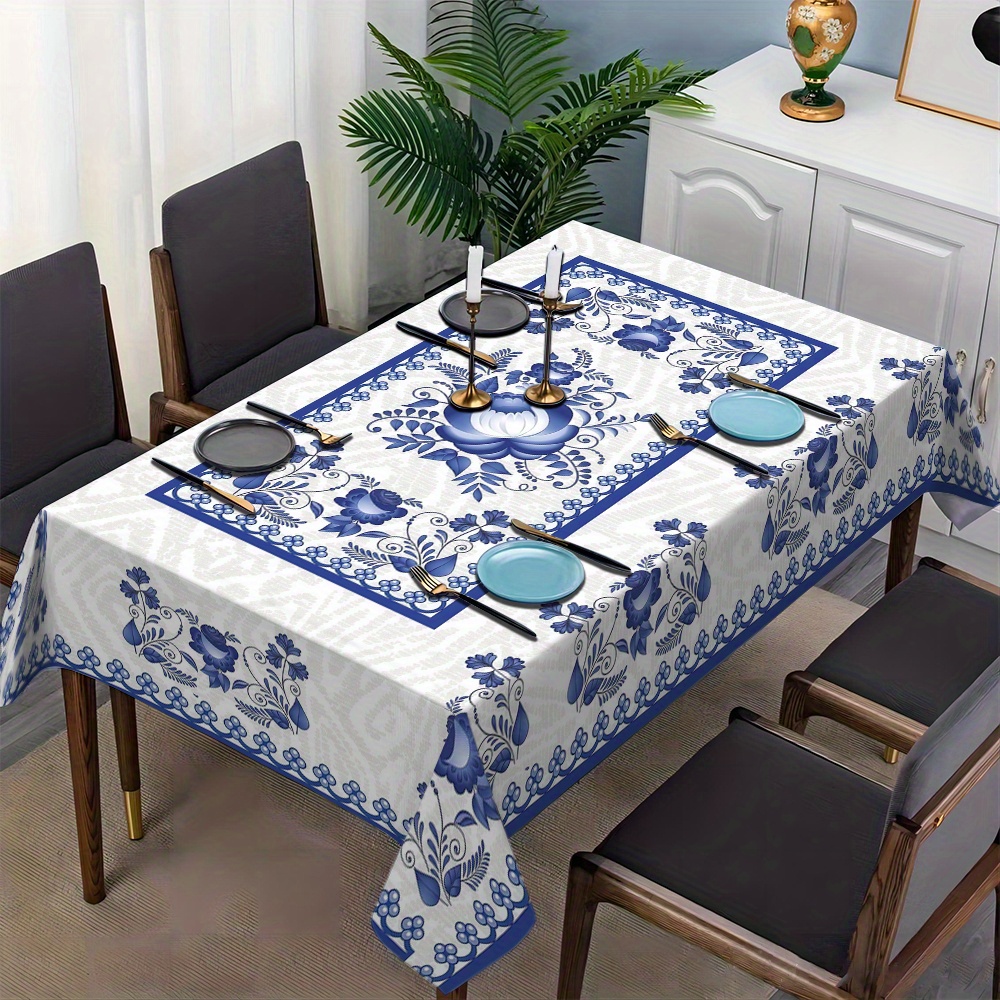 Country Style Square Tableclot - Home Textiles ulasan dan harga