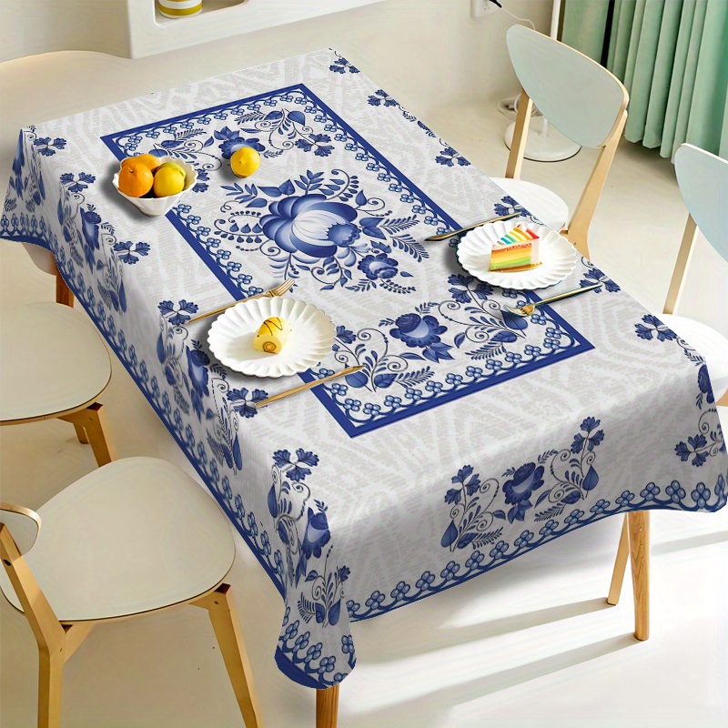 Country Style Square Tableclot - Home Textiles ulasan dan harga