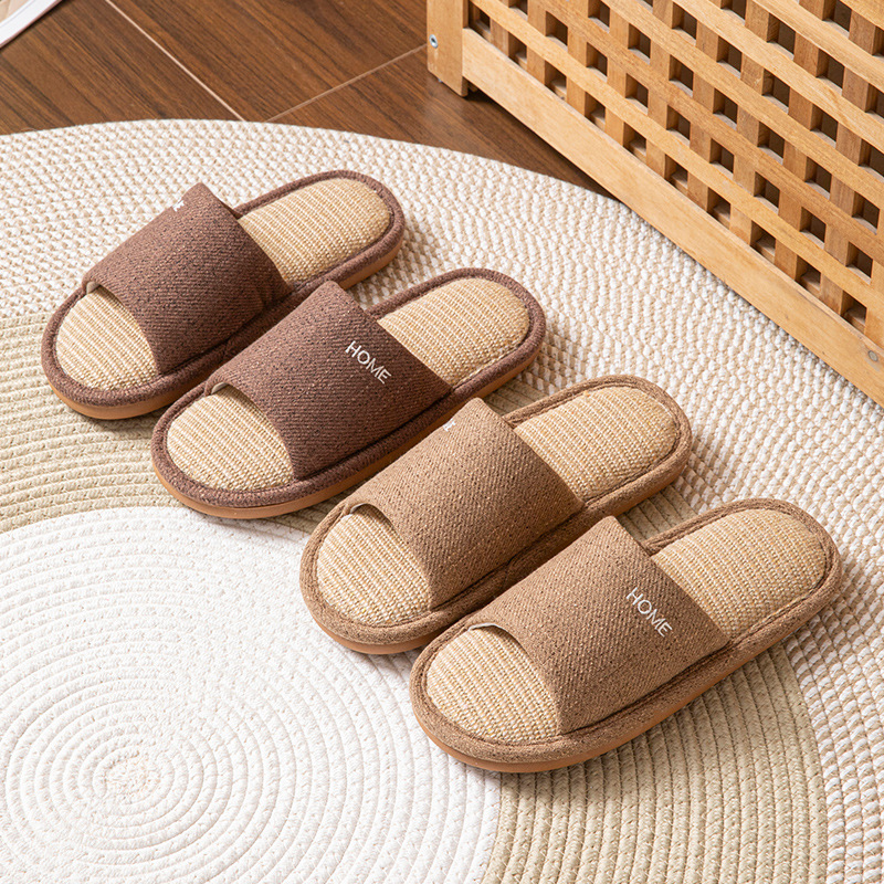 Linen Platform Women's Slipper - Home Textiles ulasan dan harga