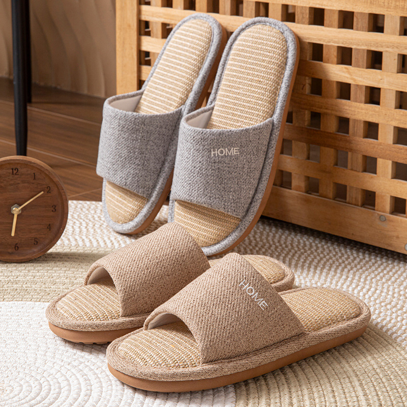Linen Platform Women's Slipper - Home Textiles ulasan dan harga