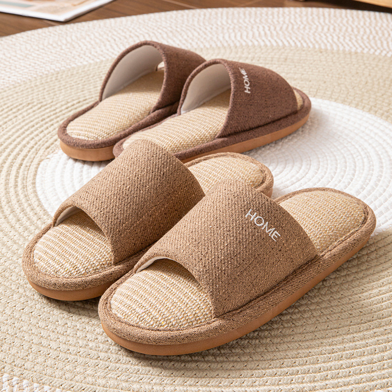 Linen Platform Women's Slipper - Home Textiles ulasan dan harga