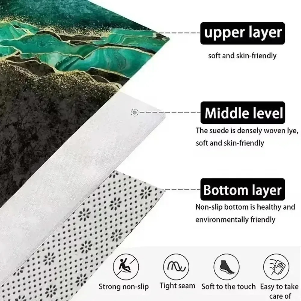 Round Fox Forest Carpet with O - Home Textiles Plaid ulasan dan harga