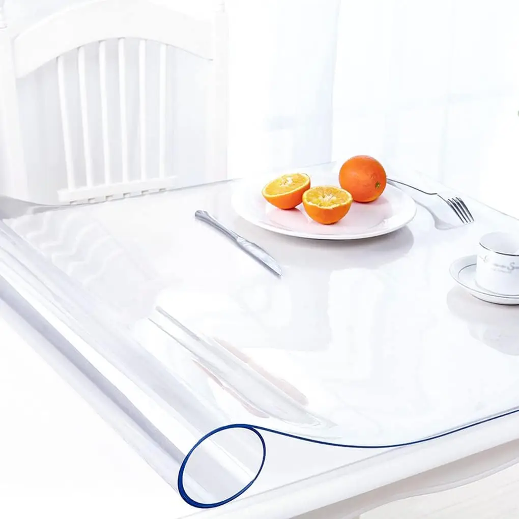 Clear Vinyl Tablecloth Cover,  - Home Textiles News ulasan dan harga