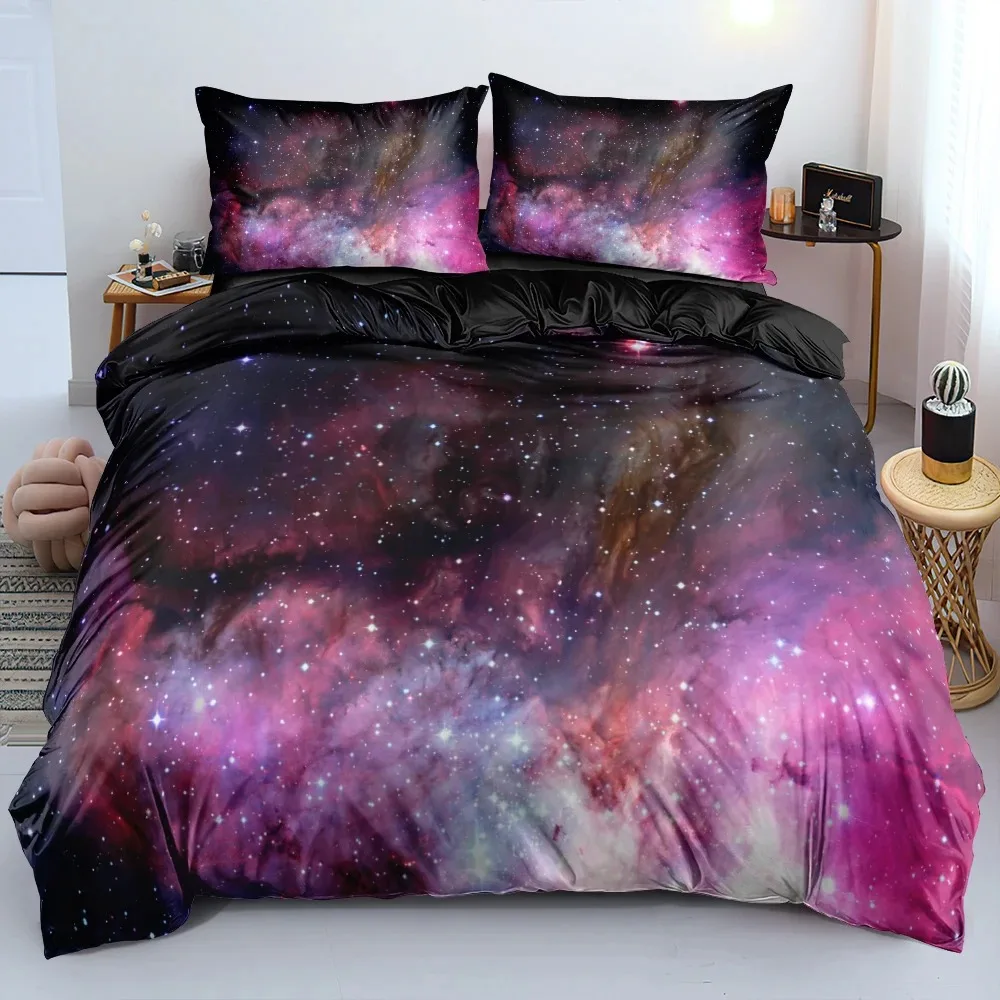 Luxury Galaxy Dark Blue Comfor - Galaxy Home Textiles ulasan dan harga