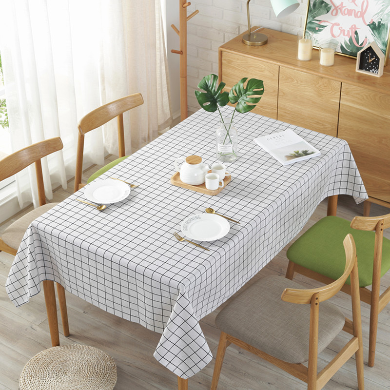Table Cloth for Home Linen Cot - Home Textiles Plaid ulasan dan harga