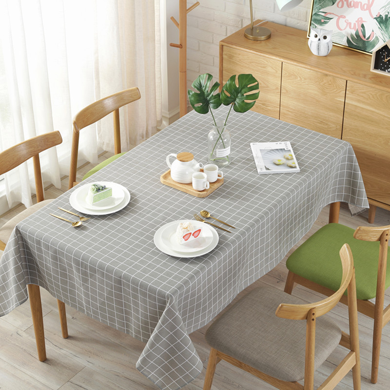 Table Cloth for Home Linen Cot - Home Textiles Plaid ulasan dan harga